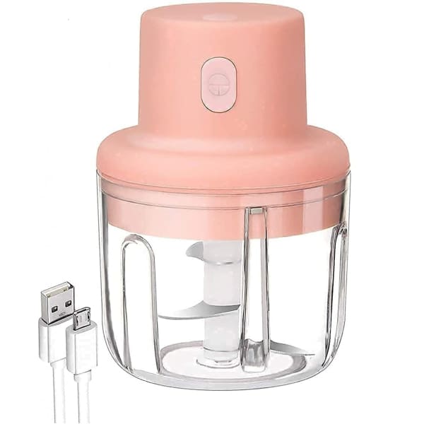 Mini Hachoir Rechargeable Rose (KB010) Mini Hachoir Rechargeable Rose (KB010)